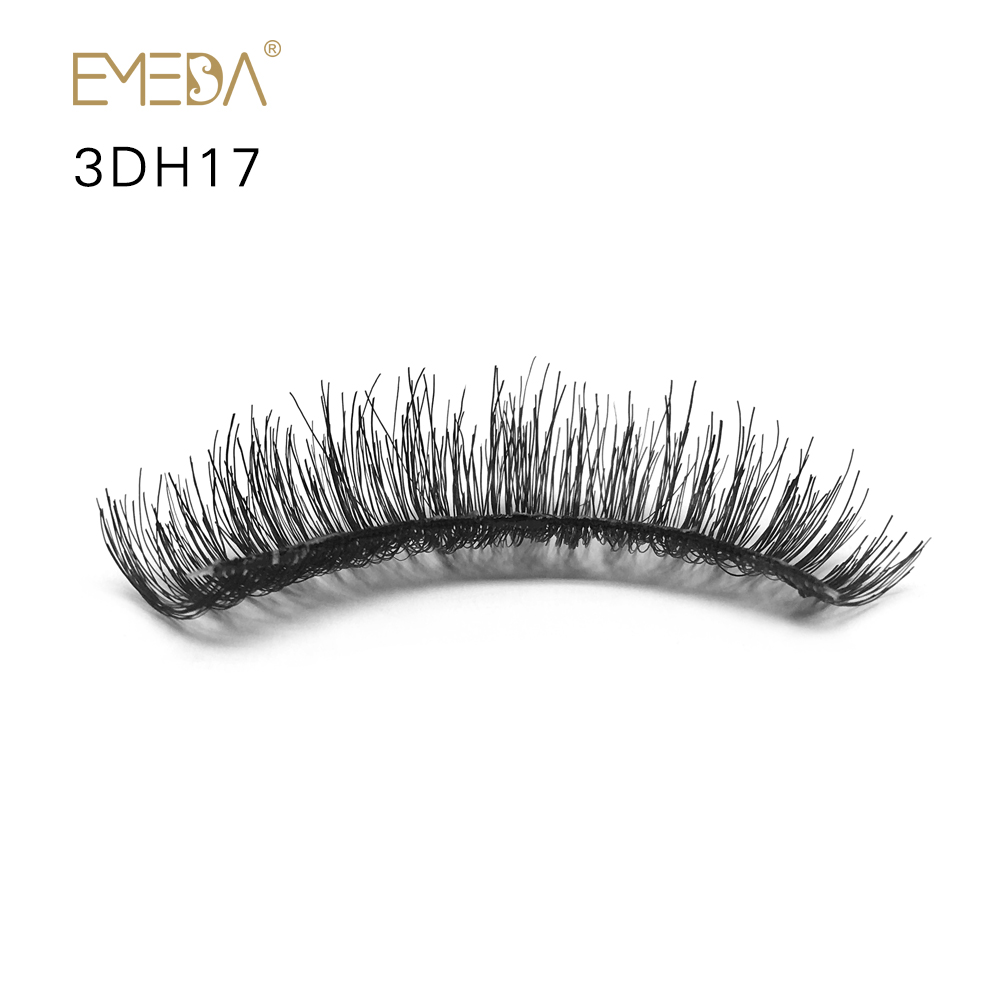 Human Hair Eyelash From China Eyelash Manufactur With Packaging Box JE-PY1